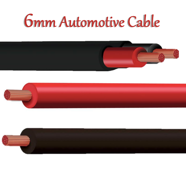 6mm(4.59mm2) Automotive Single/Twin Core Cable