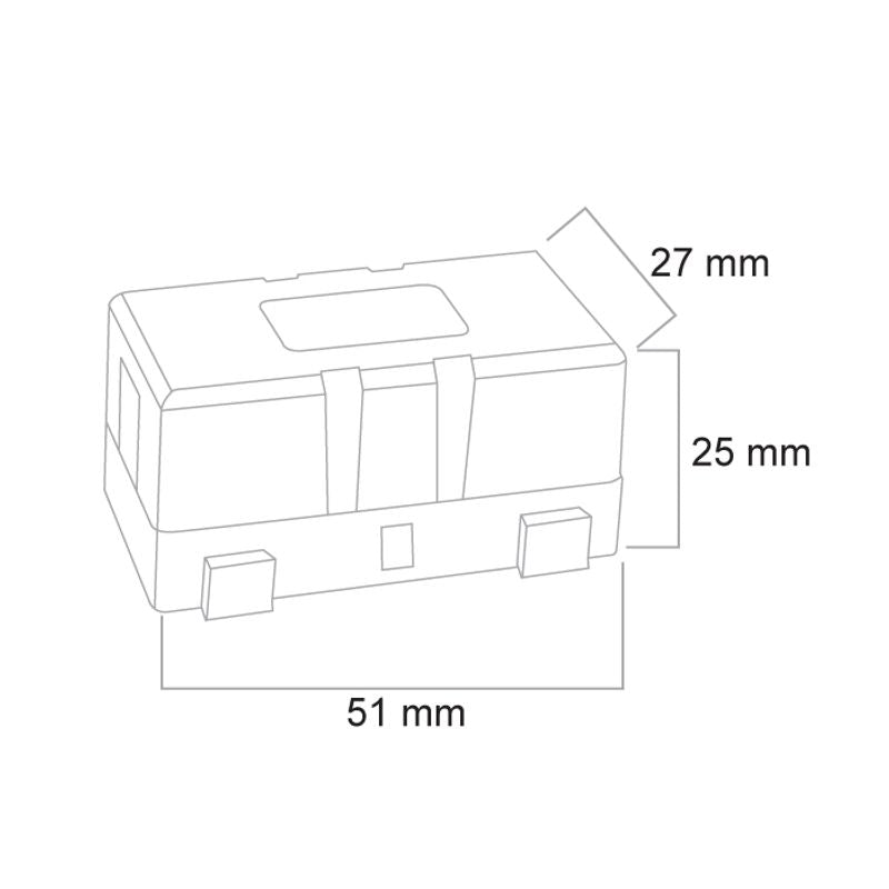 Inline Midi Fuse Holder with Window