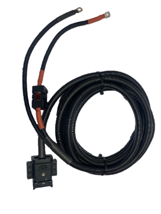 6 meters Tow bar 6 B&S Anderson lead with cover ( Anderson to Battery lug lead with midi fuse)