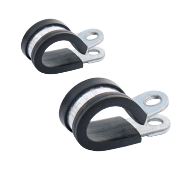 Rubber Coated Steel Cable P-Clips 6mm-32mm