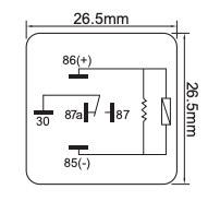 BRITAX 12V 30/40AMP 5 PIN RELAY