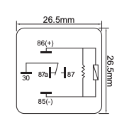 BRITAX 5 PIN 40A 12V RELAY